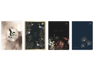 Zeszyt A5 96k. INTERDRUK Mat nude, kratka