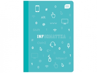 Zeszyt A5 60k. INTERDRUK PP - Informatyka, kratka