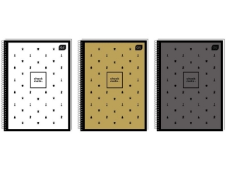 Ko�ozeszyt A4 80k. INTERDRUK Soft touch chess, kratka