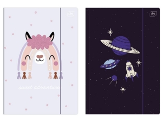 Teczka z gumk� A4+ INTERDRUK Glitter