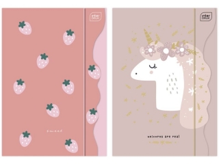 Teczka z gumk� A4+ INTERDRUK Lux Girls Shape