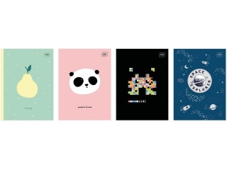 Zeszyt A5 32k. INTERDRUK Shape, kratka