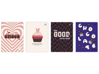 Zeszyt A5 32k. INTERDRUK Zapachowy czekolada, kratka