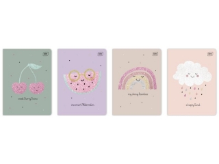 Zeszyt A5 32k. INTERDRUK Glitter, linia