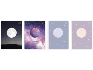 Zeszyt A5 60k. INTERDRUK Shape galaxy, kratka