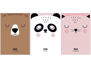 Zeszyt B6 32k. INTERDRUK BB Girls 90g, g�adki/kolor