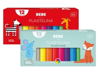Plastelina INTERDRUK BB Kids 12 kolor�w