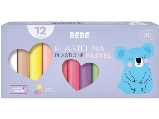 Plastelina INTERDRUK BB Kids pastel 12 kolor�w