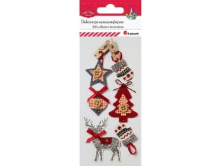 Naklejki dekoracyjne �wi�teczne 3D Titanum 19XQ18-46