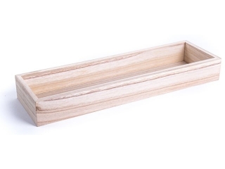 DREWNIANA TACA 12X40X5 CM
