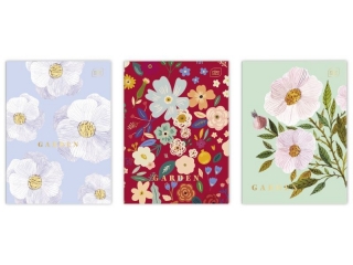 Zeszyt A4 96k. INTERDRUK Garden, kratka