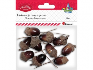 �o��dzie na druciku mix rozmiar�w br�zowe 10szt.