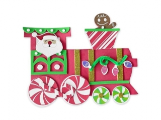 KREATYWNA  DEKORACJA Z PIANKI Z  MAGNESEM - LOKOMOTYWA