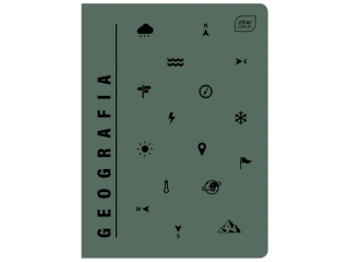 Zeszyt A5 60k. INTERDRUK M 70g UV Geografia, kratka