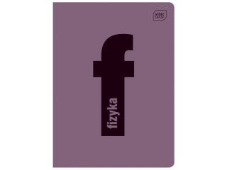 Zeszyt A5 60k. INTERDRUK PP litery - Fizyka, kratka