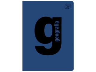 Zeszyt A5 60k. INTERDRUK PP litery - Geografia, kratka