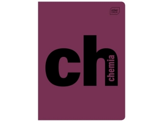 Zeszyt A5 60k. INTERDRUK PP litery - Chemia, kratka