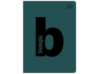 Zeszyt A5 60k. INTERDRUK PP litery - Biologia, kratka