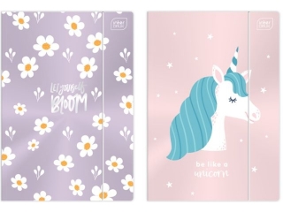 Teczka z gumk� A4+ INTERDRUK Metallic Girls