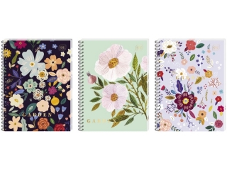 Ko�ozeszyt B5 100k. INTERDRUK 70G HS Garden, kratka