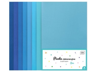 Pianka dekoracyjna INTERDRUK A4 8ark. - Sea