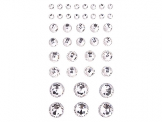 KRYSZTA�KI SAMOPRZYLEPNE, 40 SZT. CRYSTAL