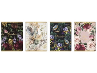 Zeszyt A5 96k. INTERDRUK M 70g Metallic Savage, kratka