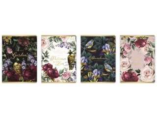 Zeszyt A5 60k. INTERDRUK M 70g Metallic Savage, kratka