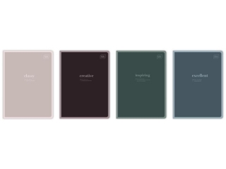 Zeszyt A5 96k. INTERDRUK M 70g Hybrid Words, kratka