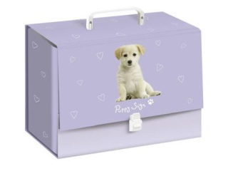 Teczka z r�czk� C4 10cm Puppy Sign (PPP)
