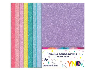Pianka dekoracyjna 5szt BROKAT PASTEL
