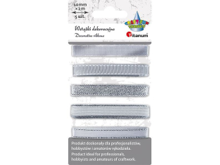 Wst��ki 10mm 5 x 2m srebrne