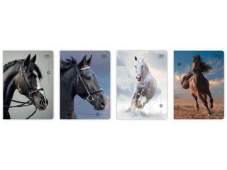 Zeszyt A5 32# M 70g UV Wild Horses [opakowanie=10szt]