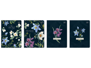 Zeszyt A5 80# M 70g Hybrid Fiori [opakowanie=10szt]