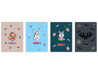 Zeszyt A5 16 kol3= 70g UV Yuhu [opakowanie=20szt]