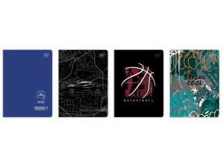 Zeszyt A5 32# M 70g UV Boys Mix [opakowanie=10szt] PROMO26ZE