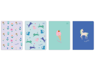 Zeszyt A5 32 kol3= 70g UV Sweet [opakowanie=10szt]