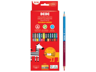Kredki o� dwus+tem 12/24 BB Kids FSC100%