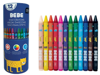 Kredki �wiecowe 12kol. BEBE Kids