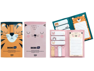 Zestaw kart.i zak�.w notes.BEBE Friends