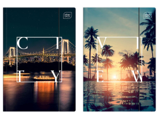 Teczka z gumk� A4+ UV Travel [opakowanie=10szt]