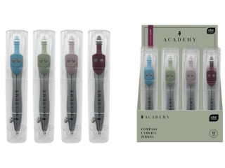 Cyrkiel w etui Basic Academy [opakowanie=12szt]