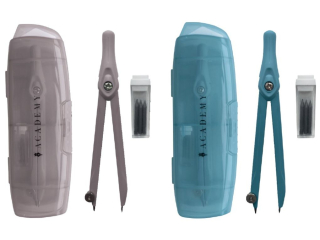 Cyrkiel z rysikami w etui Academy