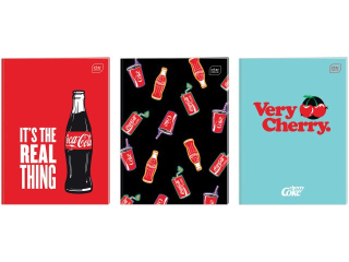 Zeszyt A4 32# 70g M Mat+UV Coca Cola [opakowanie=10szt]