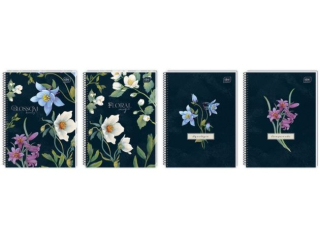 Ko�ozeszyt A6 80# 70g Hybrid Fiori [opakowanie=10szt]