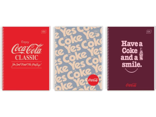 Ko�ozeszyt A4 100# M Hybrid Coca Cola [opakowanie=5szt]