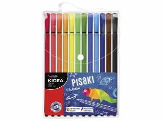 Pisaki w etui KIDEA 12 kolorów