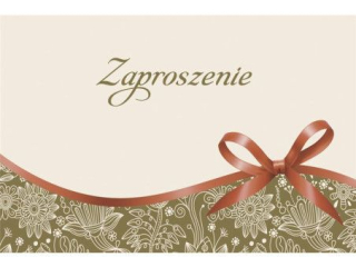 Zaproszenie POL-MAK 10szt. og�lne 160x95 z kopert� Z_OG_61654