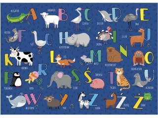 Podkład oklejany DERFORM Alfabet