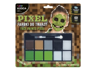 FARBKI DO TWARZY ZESTAW PIXEL KIDEA